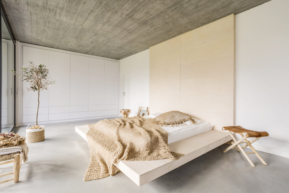Sypialnia industrialna - styl loftowy - Nie Tak To Tak